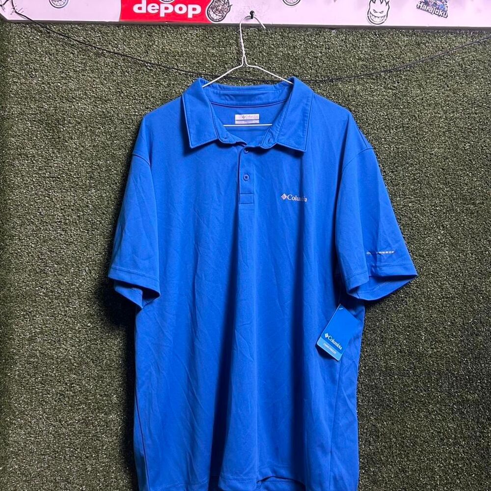 Columbia-sportswear Men's Blue Polo-shirts
